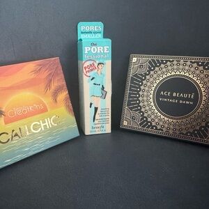 Benefit POREfessional Primer with Colorful Eyeshadow Palettes